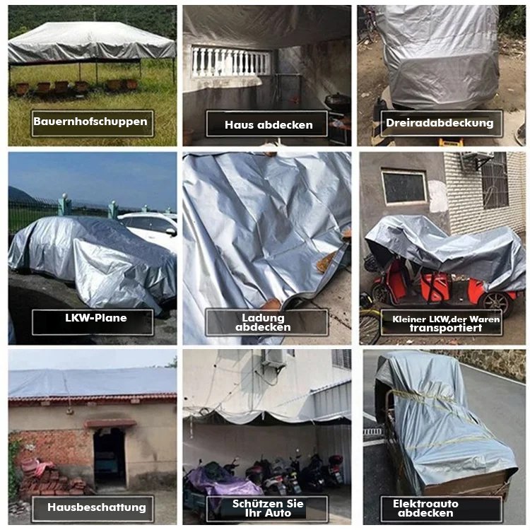 Regenfeste, wasserdichte und sonnenbeständige Plane für den Außenbereich