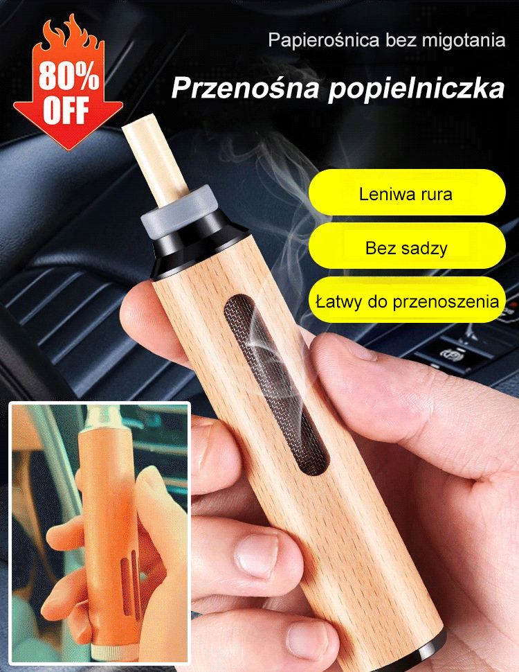 [Usuń bezpłatną popielniczkę] Przenośna popielniczka