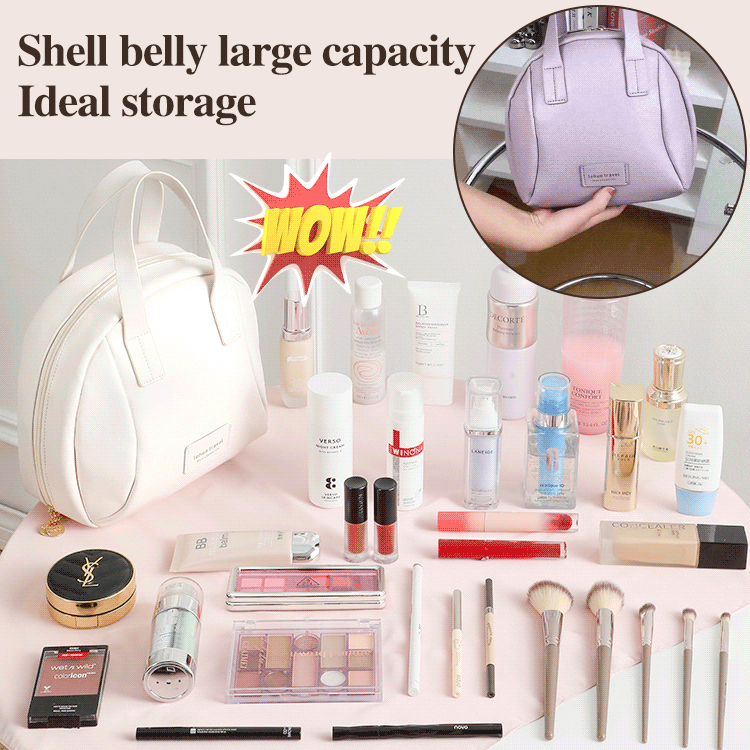Portable Handheld Large Capacity Cosmetic Bag