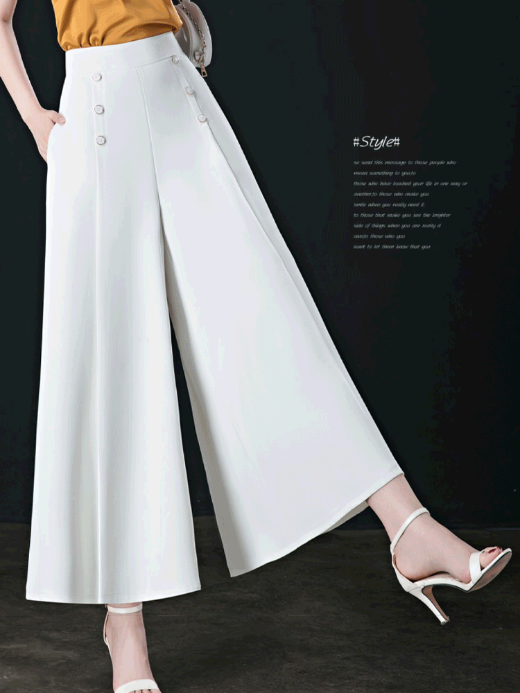 Hosenrock mit weitem Bein