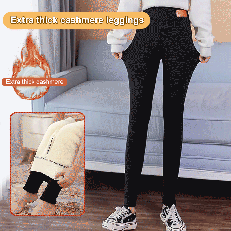 Extra thick cashmere leggings