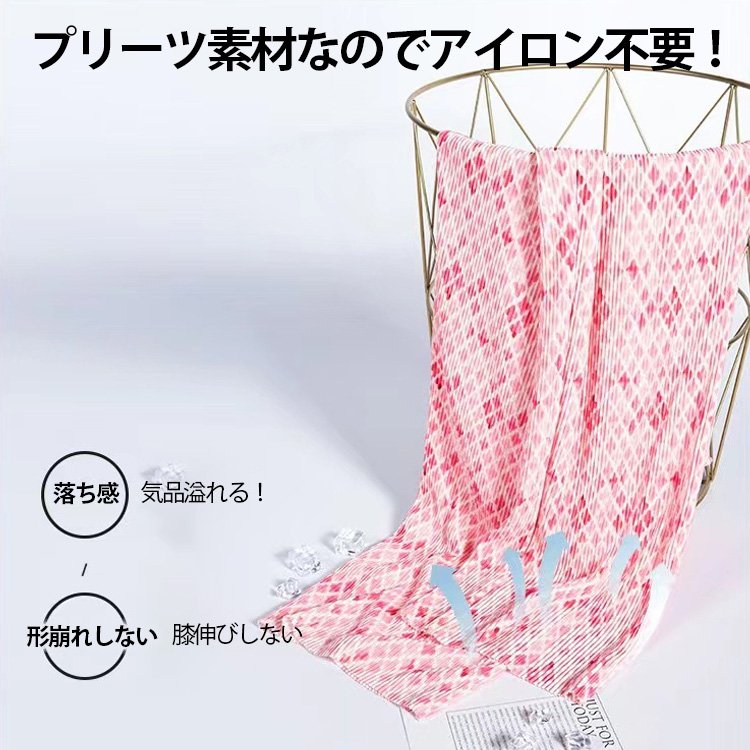 プリーツワイドパンツ