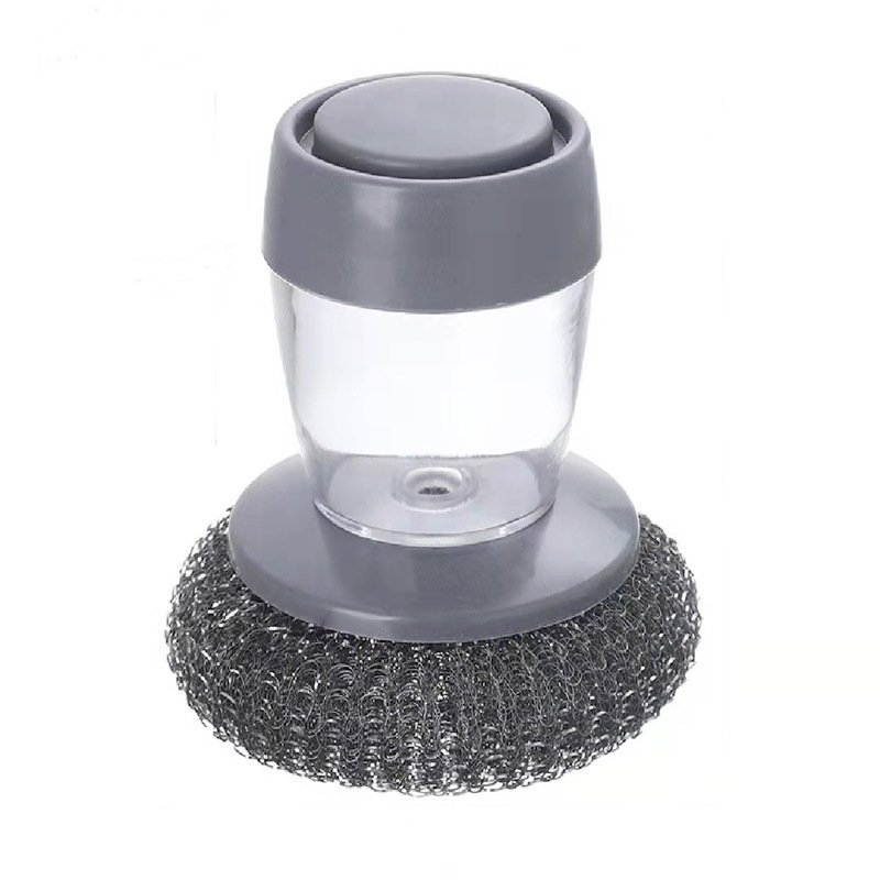 Dish brush with soap dispenser