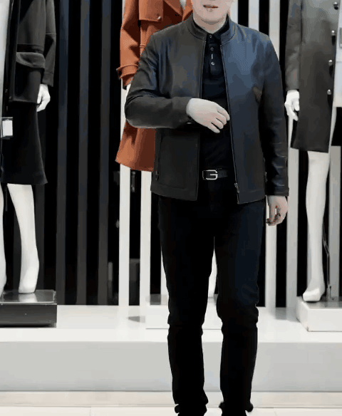 カジュアルにもフォーマルにも使えるレザージャケット