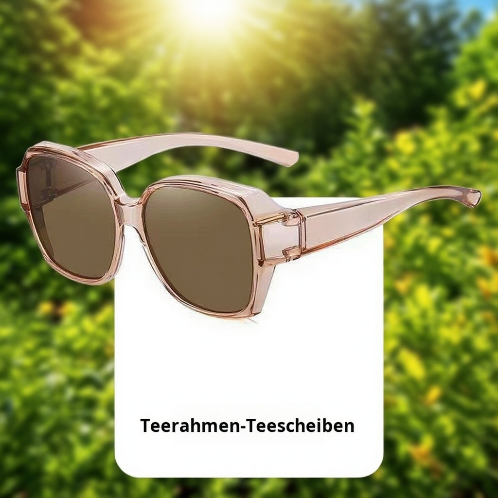 Praktische Überzieh-Sonnenbrille für Brillen