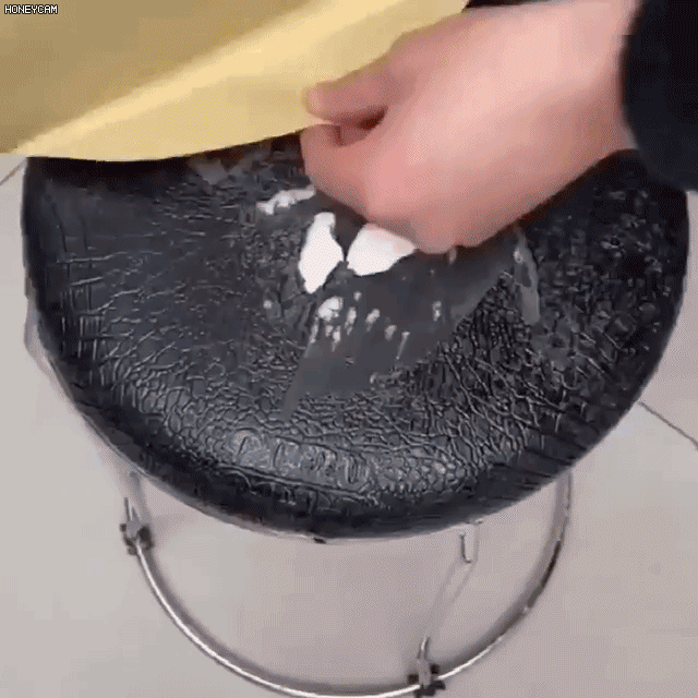 Kanapé foltozott öntapadó bőr matrica