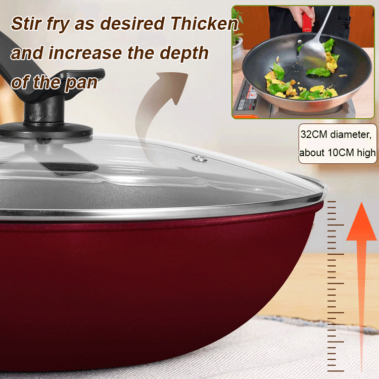 2nd Generation Titanium Non-Stick Coating-Free Pan