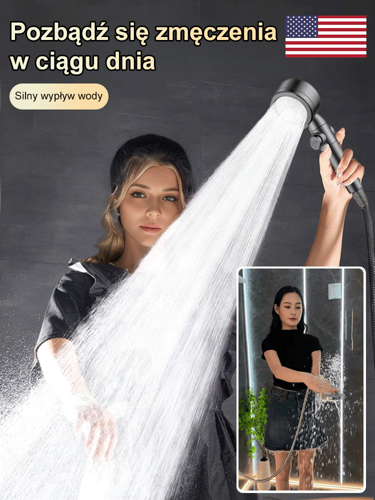 Nowo zmodernizowana】 głowica prysznicowa Turbo