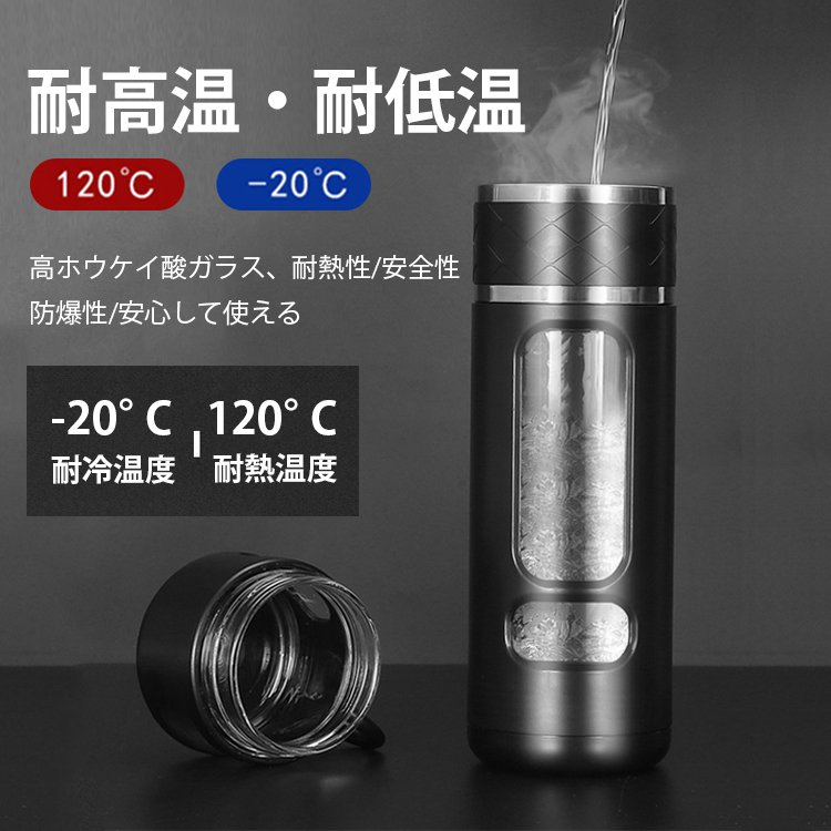 耐衝撃茶こし付きボトル