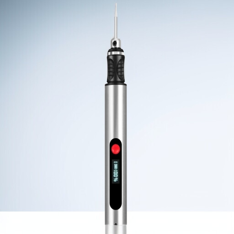 정교한 소형 조각용 핸디 샌더 사용 예시