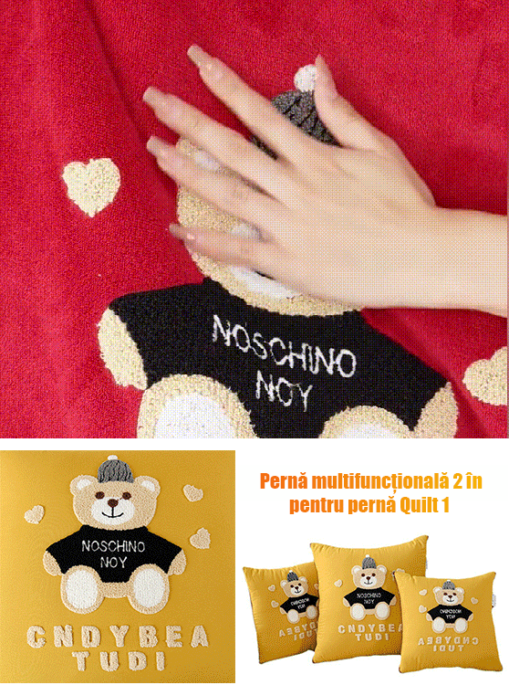 Pernă multifuncțională 2 în  1 pentru pernă Quilt