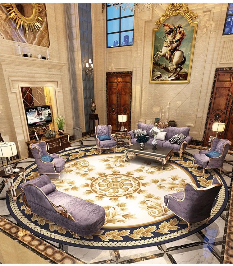 Unikalny dywan Mandala etniczny na tarasie