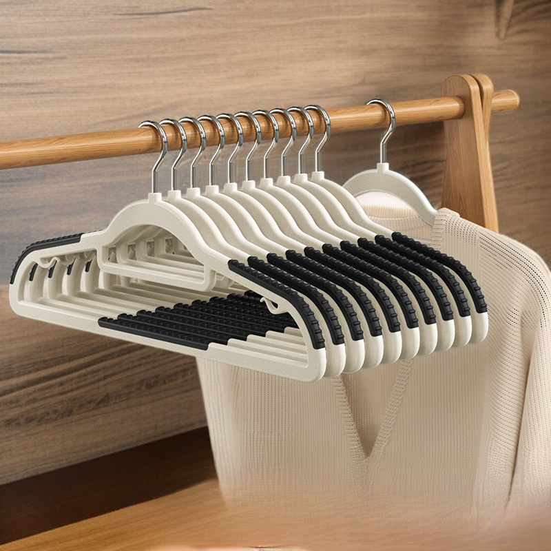 와이드 어깨 디자인의 미끄럼 방지 옷걸이