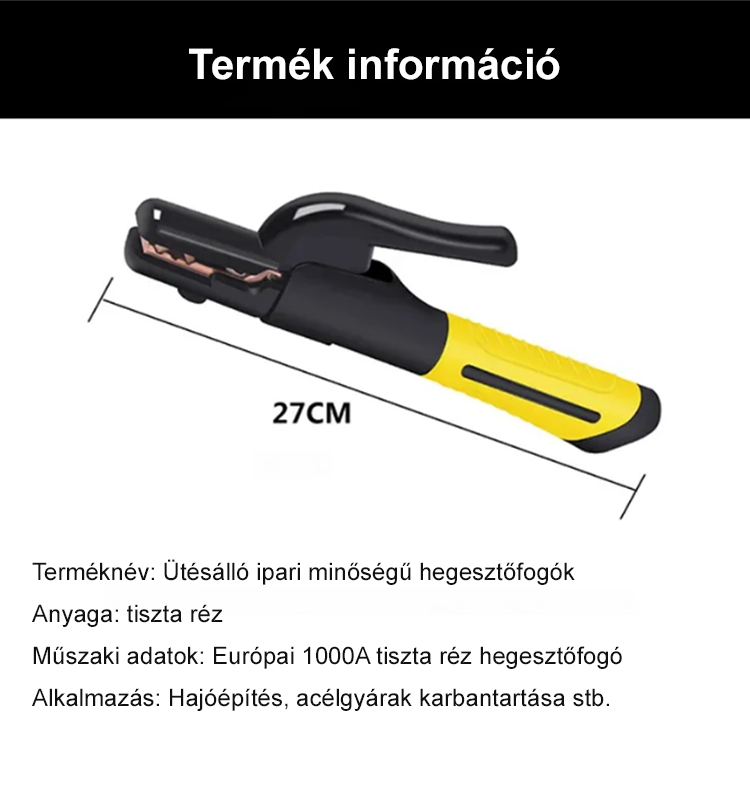 Ipari minőségű hegesztő fogó