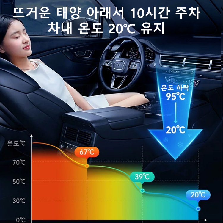 자동차 접이식 수납 햇빛가리개