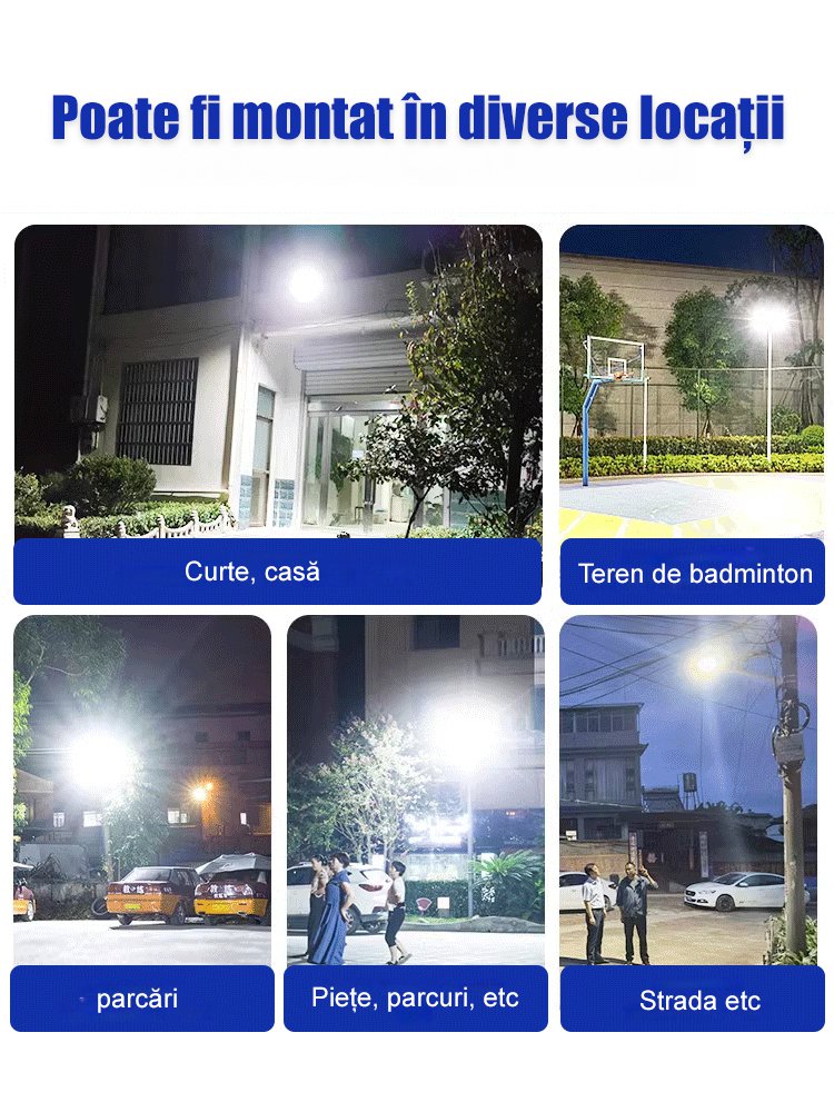 Lampă solară de ultimă generație, cu o durată de viață de 10 ani pentru o singură lampă