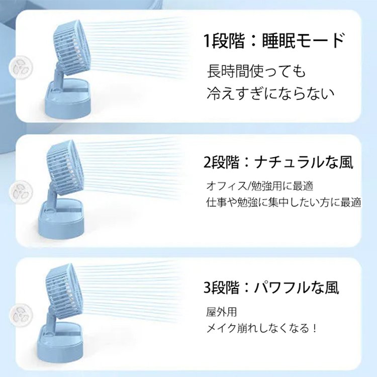 デュアルヘッド卓上用扇風機