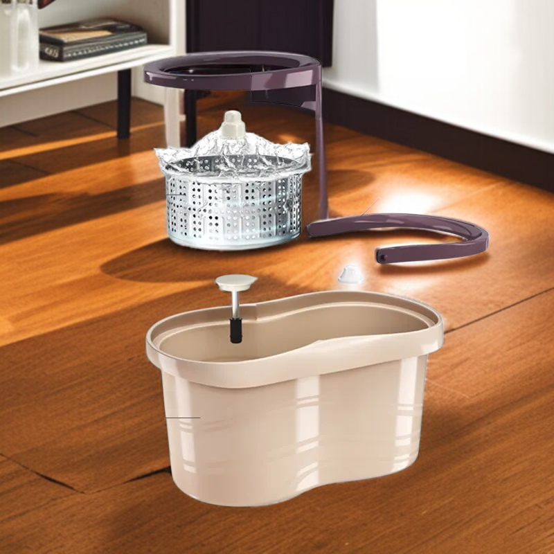 실내 청소에 적합한 원터치 밀대 이미지