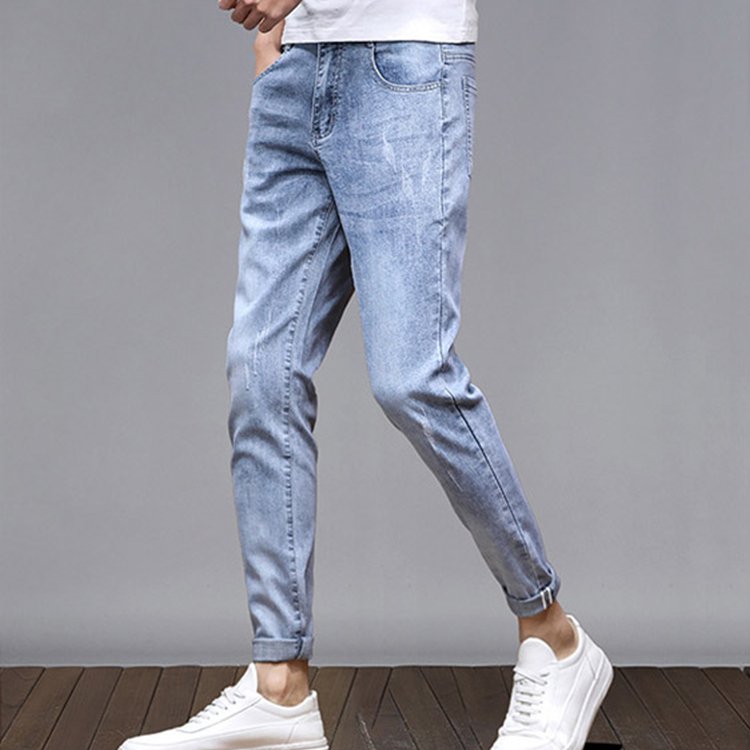 패션 슬림 데님 스키니