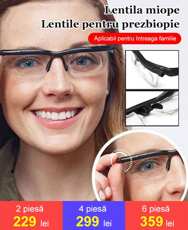 Ochelari cu focalizare reglabilă