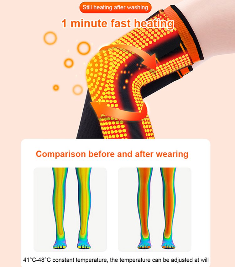 Dot matrix wormwood strap non-slip warm knee brace