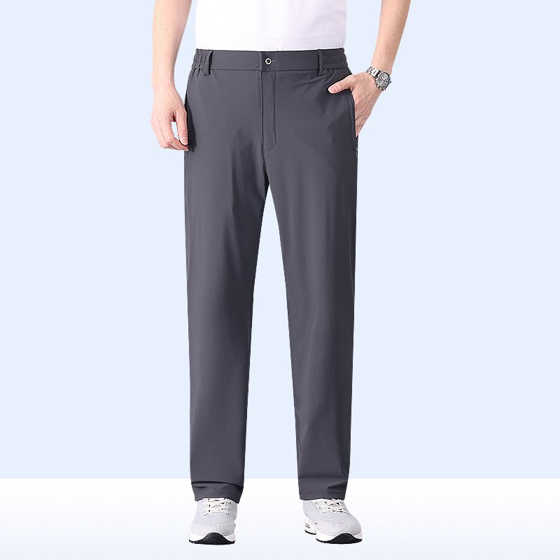 Ice Silk Stretch Quick-Dry Casual Pants