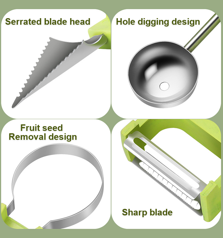 Six-in-one peeler