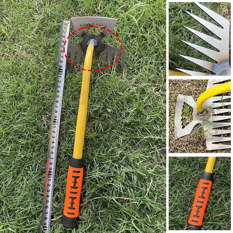 2025 本格進化版!【1本で3役】✨️マンガン鋼製·『瞬耕』マンガン鋼熊手