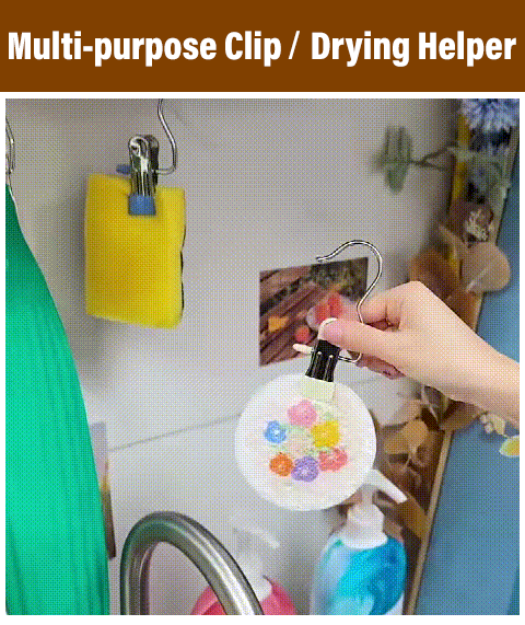 Stainless steel hanging hooks/clips